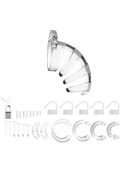 Alternativ bild 1 för Mancage #02 Chastity 3.5" - Cock Cage Clear