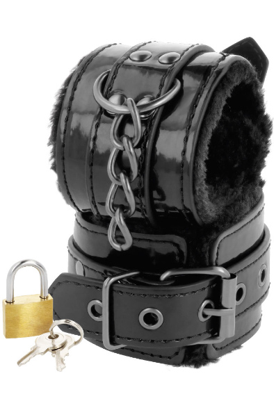 Darkness Wrist Cuffs Black Handbojor | | Intimast