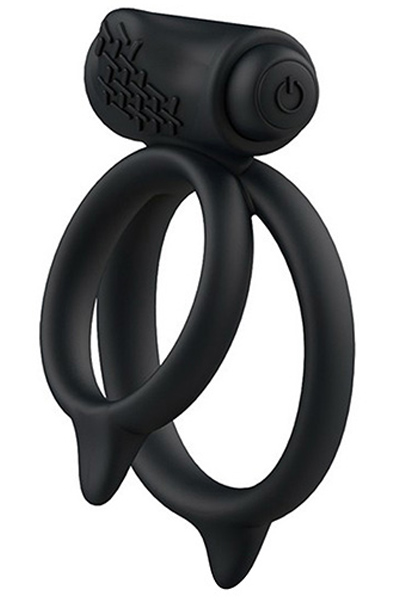 B Swish Bcharmed Basic Plus Black Penisring med vibrator |  | Intimast