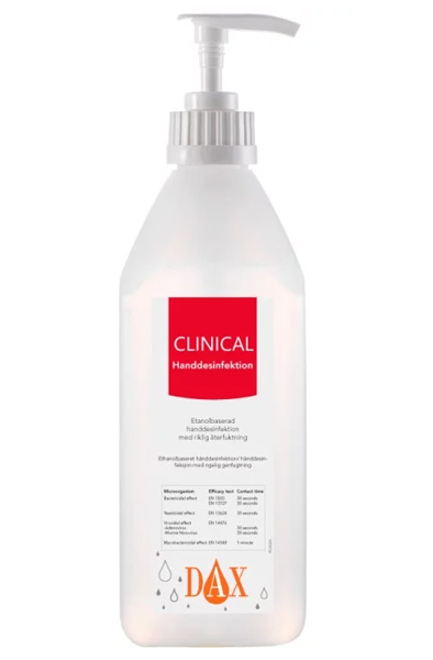 DAX Clinical Handdesinfektion 600ml Handsprit