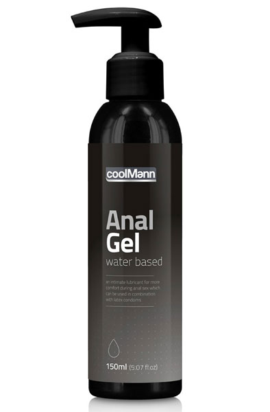 CoolMann Water Based Anal Gel 150ml Analglidmedel |  | Intimast