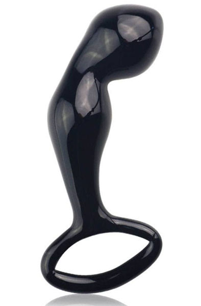 Lovetoy Glass Romance Black Analplugg i glas | | Intimast