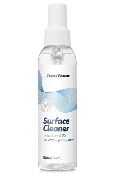 Cobeco Surface Cleaner Sanitizer 80% 150ml Desinfektion |  | Intimast