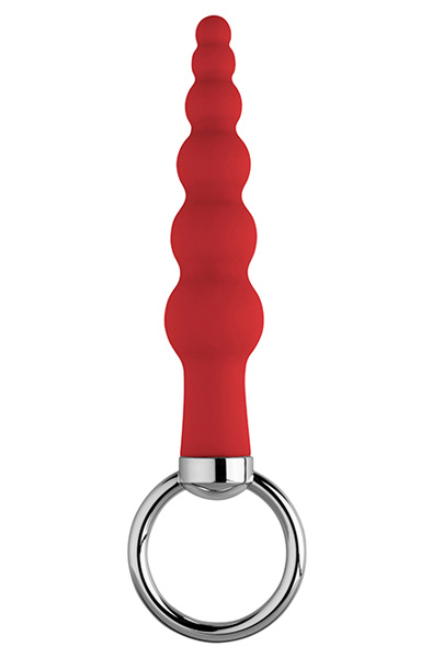 NMC Butt O Butt Plug Red 10 cm Analplugg med dragring | | Intimast