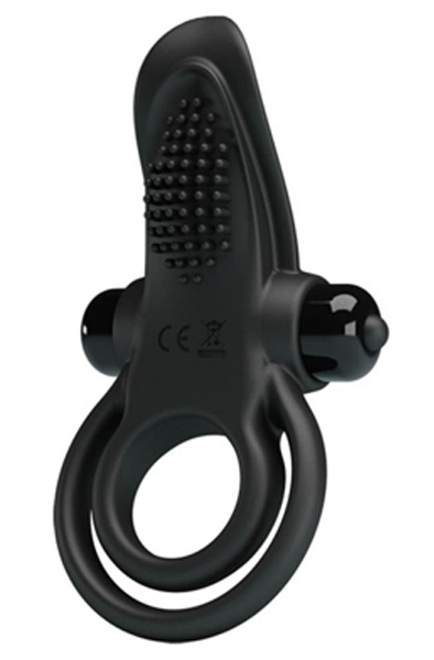 Pretty Love Vibrant Penis Ring Black Penisring med vibrator | | Intimast