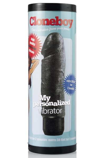 Cloneboy Dildo With Vibration Black Kloningskit |  | Intimast