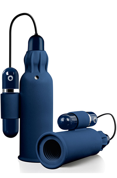 NMC Tremble Stroker 10-Functions Blue Masturbator med vibration | | Intimast