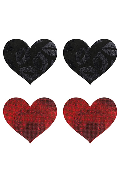 Peekaboo Pasties Stolen Kisses Hearts Nipple covers |  | Intimast