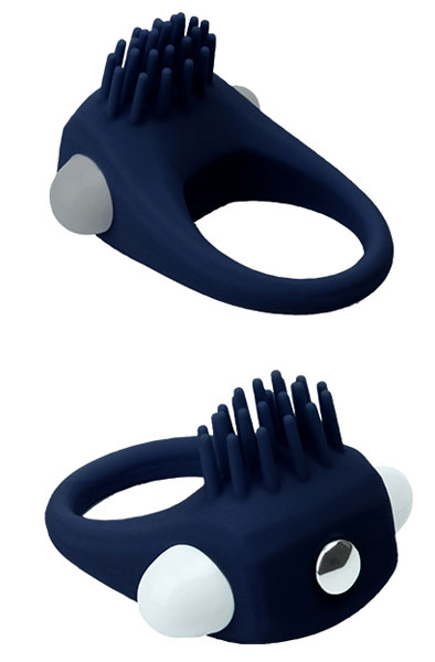 Dream Toys Rings Of Love Stimu Ring Blue Penisring med vibrator | | Intimast