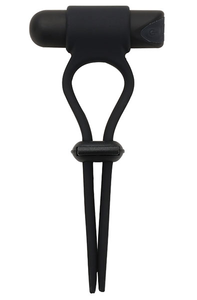 Dream Toys Rings Of Love Adjustable Cockring Black Penisring med vibrator | | Intimast