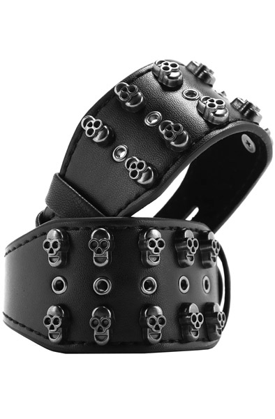 Shots Skulls & Bones Skull Wrist Cuffs Handbojor | | Intimast