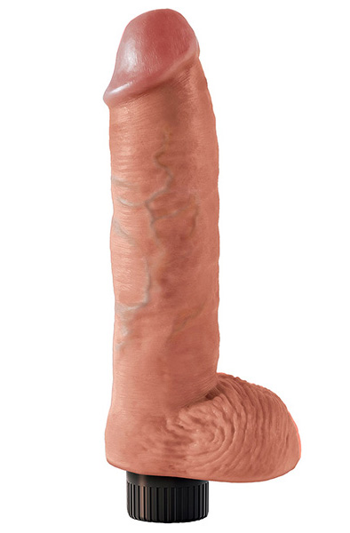 Pipedream King Cock Vibrating 25,5 cm Dildo med vibrator |  | Intimast