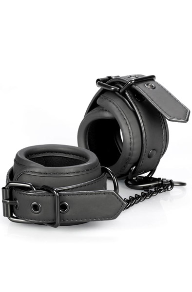 Fetish Black Shadow Ankle Cuffs Fotbojor