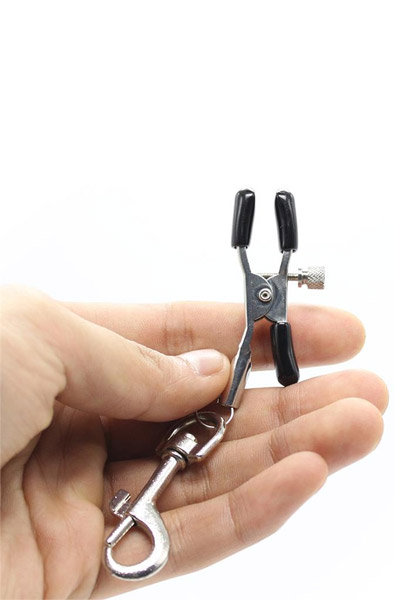 Alternativ bild 1 för Fetish Addict Nipple Clamp med hake