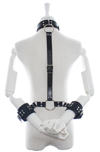 Alternativ bild 1 för Fetish Addict Collar With Restraints