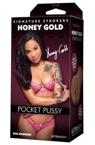 Doc Johnson Honey Gold Pocket Pussy Lösvagina |  | Intimast