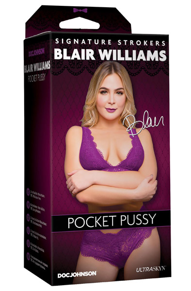 Doc Johnson Blair Williams Pocket Pussy Lösvagina |  | Intimast