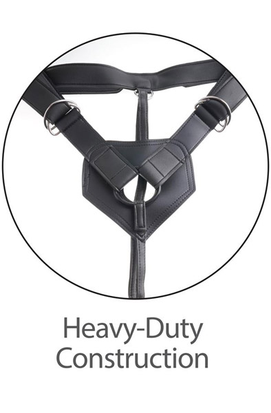 Alternativ bild 1 för Two Cocks One Hole Strap-On 17.8cm - Tan