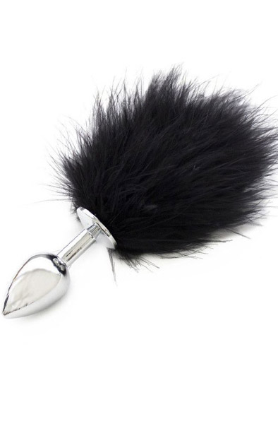 TOYZ4LOVERS Bunny Anal Plug Black Analplugg med svans |  | Intimast