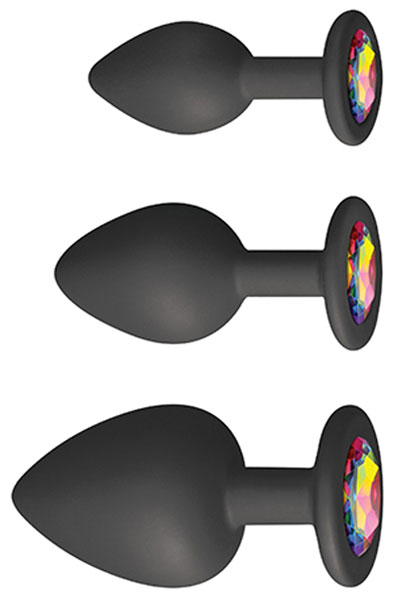 Glams Spades Trainer Kit Black Analpluggar paket | | Intimast