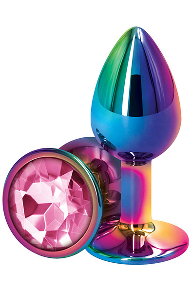 Multicolor Pink Small Analplugg metall | | Intimast