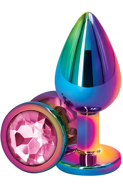 Multicolor Pink Medium Analplugg metall | | Intimast