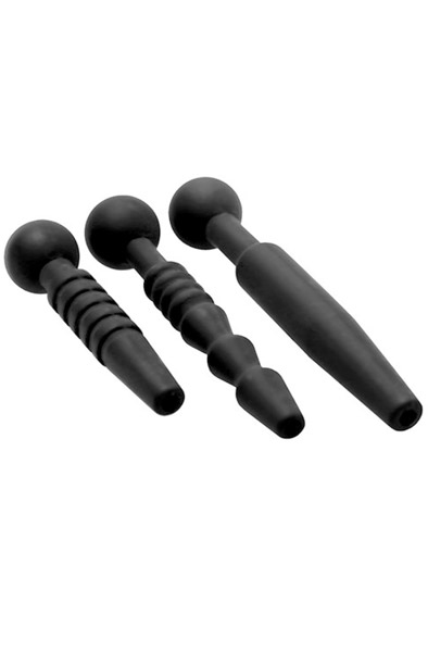 Master Series Dark Rods 3 Piece Plug Set Dilator paket | | Intimast