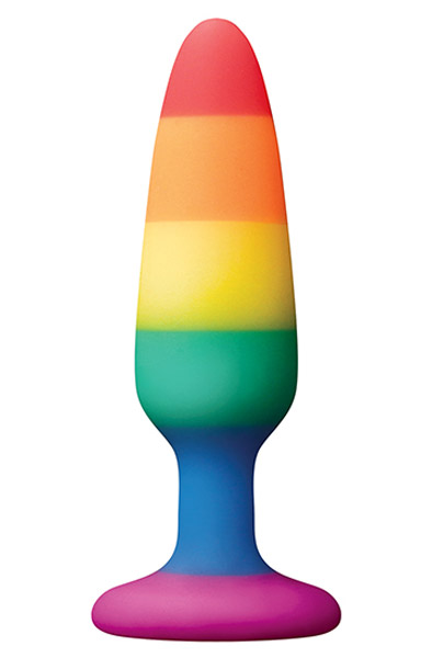 Colourful Love Rainbow Anal Plug Small Analplugg | | Intimast
