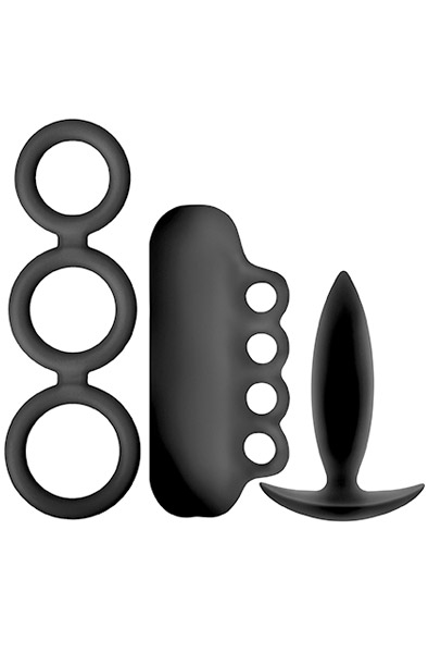 Renegade Mens Pleasure Kit Nr1 Black Stimulans paket för män | | Intimast
