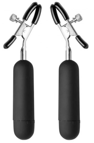 Master Series Dark Passion Clamps Vibrerande bröstklämmor | | Intimast