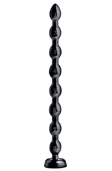 Hosed Beaded Anal Snake 48 cm Extra lång analdildo