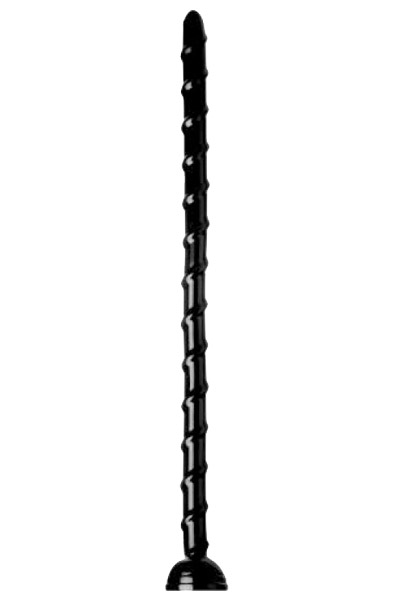 Hosed Swirled Thin Anal Snake 48 cm Extra lång analdildo