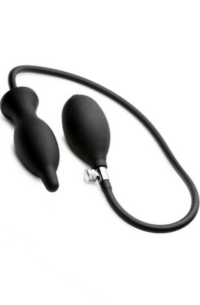 Master Series Dark Inflator Anal Plug Uppblåsbar analplugg | | Intimast
