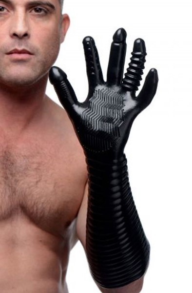 Pleasure Fister Textured Fisting Glove Analstimulering handske | | Intimast