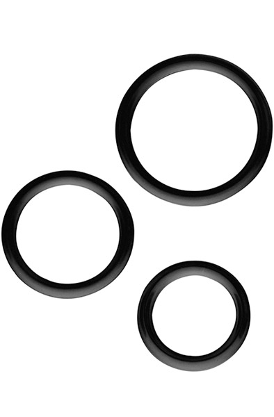 Dream Toys 3 Silicone Cockrings Penisringar paket |  | Intimast