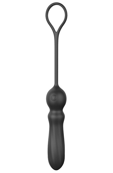 Cheeky Love Smooth Anal Vibe Black Analplugg med penisring | | Intimast