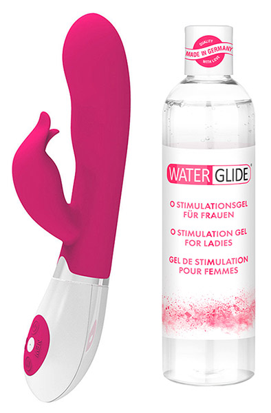 Felix G-spot Rabbit + Orgasm Gel 300ml Paketerbjudande |  | Intimast