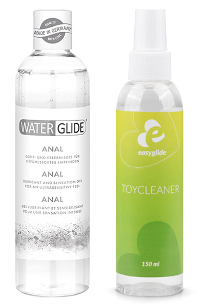 Waterglide Anal 300ml + Toy Cleaner 150ml Paketerbjudande |  | Intimast