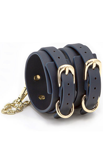 Bondage Couture Ankle Cuff Blue Fotbojor | | Intimast