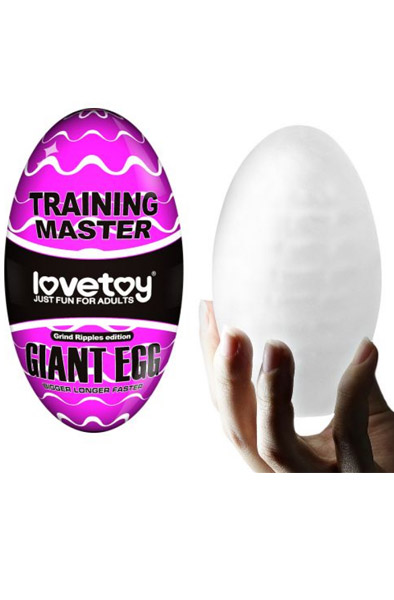 Lovetoy Giant Egg Grind Ripples Onaniägg | | Intimast