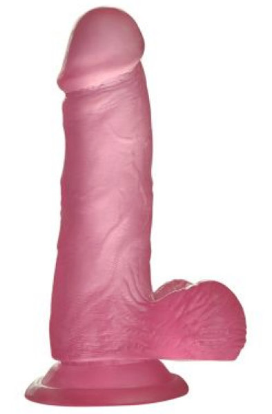 Jelly Studs Crystal Dildo Pink 15,5cm Dildo | | Intimast