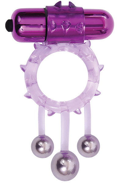 Triple Ball Bangin Vibrating Ring Penisring med vibrator |  | Intimast