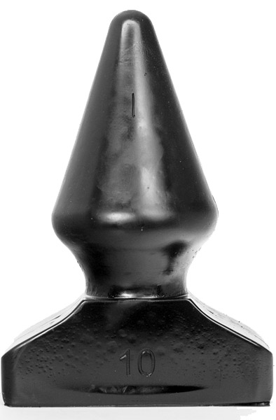 All Black Vinyl Anal Plug 20,5 cm Grövre analplugg |  | Intimast