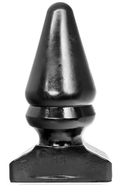 All Black Vinyl Anal Plug 28,5 cm Grövre analplugg |  | Intimast