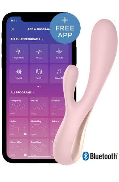Satisfyer Mono Flex Pink Appstyrd rabbitvibrator |  | Intimast