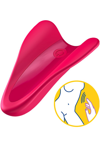 Satisfyer High Fly Finger Vibrator Red Klitorisvibrator | | Intimast