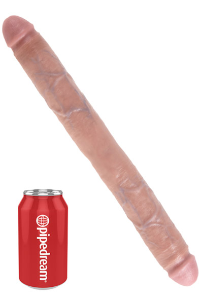 Alternativ bild 1 för Thick Double Dildo 40cm - Flesh