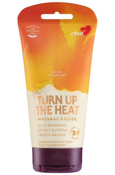 RFSU Sense Me 3in1 Turn Up The Heat 150ml Glidmedel & Massagelotion |  | Intimast