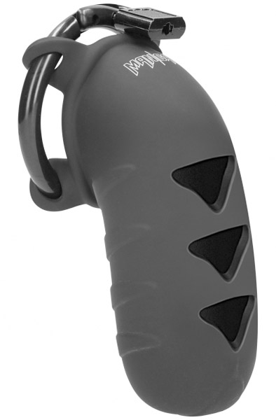 Mancage 08 Chastity Silicone Cock Cage Black Kyskhetsbur | | Intimast