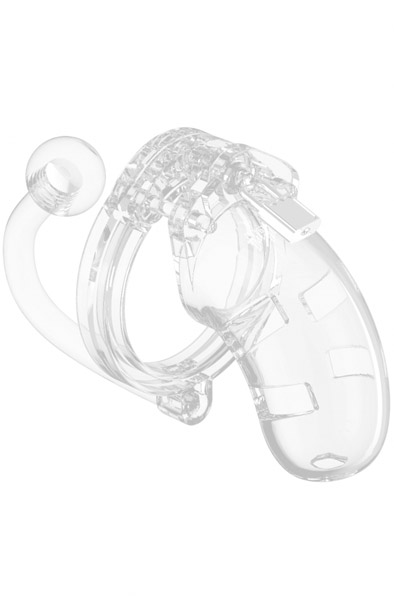 Mancage 10 Chasity Cage With Plug Transparent Kyskhetsbur | | Intimast